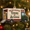 Picture of Personalized Moving Home Christmas Ornament, Our New Adventure Keepsake, Personalized Family Relocation Gift, New Home Christmas Decor 2026