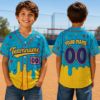 Picture of Personalized Back to School Baseball Jersey, Custom Kids Name Number Shirt, School Doodle Team Jersey, First Day of School Outfit Gift