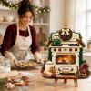 Picture of Personalized Vintage Baking Oven Acrylic Ornament 2026, Custom Name Christmas Kitchen Keepsake, Baker Gift, Home Baker Holiday Tree Decor
