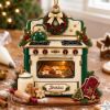 Picture of Personalized Vintage Baking Oven Acrylic Ornament 2026, Custom Name Christmas Kitchen Keepsake, Baker Gift, Home Baker Holiday Tree Decor