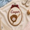 Picture of Personalized Sports Name Embroidery Hoop, Custom Kids Room Decor, Nursery Name Sign, Baby Boy Girl Gift, Athlete Wall Art, Sports Keepsake