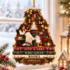 Picture of Personalized Book Lover Christmas Ornament 2026, Custom Name Bookish Keepsake, Gift for Reader, Bookworm Gift, Christmas Gift for Her