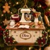 Picture of Personalized Baker Acrylic Ornament 2026, Custom Name Christmas Baking Kitchen Keepsake, Home Baker Gift, Mixer Cookie Holiday Decor