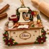 Picture of Personalized Baker Acrylic Ornament 2026, Custom Name Christmas Baking Kitchen Keepsake, Home Baker Gift, Mixer Cookie Holiday Decor