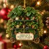 Picture of Personalized Plant Lover Ornament, Custom Name Houseplant Christmas Ornament, Plant Mom Gift, Green Thumb Gift, Happy Place Keepsake 2026