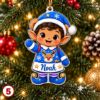 Picture of Personalized Elf Christmas Ornament 2026, Custom Name Christmas Elf Ornament, Kids Holiday Keepsake, Stocking Stuffer, Christmas Gift 2026