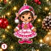 Picture of Personalized Elf Christmas Ornament 2026, Custom Name Christmas Elf Ornament, Kids Holiday Keepsake, Stocking Stuffer, Christmas Gift 2026