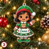 Picture of Personalized Elf Christmas Ornament 2026, Custom Name Christmas Elf Ornament, Kids Holiday Keepsake, Stocking Stuffer, Christmas Gift 2026