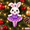 Picture of Personalized Kids Christmas Ornament 2026, Custom Name Ornament, Unicorn Ballerina Dinosaur Train Rocket, Christmas Gift for Kids 2026