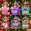Picture of Personalized Christmas Ornament 2026, Custom Photo & Name Kids Ornament, Boy Girl Holiday Keepsake, Grandkids Christmas Gift 2026 Ornament
