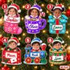 Picture of Personalized Christmas Ornament 2026, Custom Photo & Name Kids Ornament, Boy Girl Holiday Keepsake, Grandkids Christmas Gift 2026 Ornament