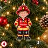 Picture of Personalized Kids Career Christmas Ornament 2026, Custom Photo & Name Ornament, Future Profession Gift, Child Keepsake Christmas Ornament