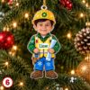Picture of Personalized Kids Career Christmas Ornament 2026, Custom Photo & Name Ornament, Future Profession Gift, Child Keepsake Christmas Ornament