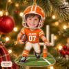 Picture of Personalized Football Boy Ornament, Custom Name & Number Acrylic Christmas Ornament, Football Player Keepsake Gift for Kids Sports Fans 2026