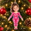 Picture of Personalized Sports Christmas Ornament 2026, Custom Photo Name Kids Athlete Ornament, Football Baseball Basketball Gymnastics Cheer Gift