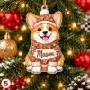 Picture of Personalized Dog Christmas Ornament 2026, Custom Name Pet Ornament, Puppy Christmas Tree Decor, Dog Lover Gift, Pet Keepsake Christmas