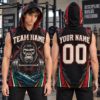 Picture of Personalized Gorilla Gym Sleeveless Hoodie, Custom Name Number Weightlifting Shirt, Bodybuilding Workout Hoodie, Gym Gift for Men