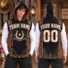 Picture of Personalized Western Sleeveless Hoodie, Custom Team Name Cowboy Shirt, Horseshoe Rodeo Hoodie, Western Gift for Men, Cowboy Apparel