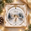 Picture of Personalized Dog Memorial Ornament 2026, Custom Pet Loss Christmas Keepsake, Rainbow Bridge Dog Ornament, In Memory of Beloved Pet Gift