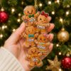 Picture of Personalized Gingerbread Family Ornament, Custom Names Christmas Ornament, Gingerbread Kids Keepsake, Family Christmas Gift 2026, Tree Decor