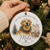 Picture of Personalized Dog Adoption Ornament 2026, Custom Pet Name Christmas Keepsake, Rescue Dog Gift, First Christmas With New Dog, Pet Parent Gift