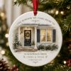 Picture of Personalized New Home Christmas Ornament 2026, Custom House Address Keepsake, First Christmas in New Home Gift, Housewarming Gift for Couple