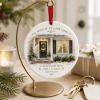 Picture of Personalized New Home Christmas Ornament 2026, Custom House Address Keepsake, First Christmas in New Home Gift, Housewarming Gift for Couple