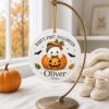 Picture of Personalized Baby’s First Halloween Ornament 2026, Custom Baby Name Pumpkin Keepsake, Cute Halloween Gift for Newborn, Baby Halloween Gift