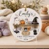Picture of Personalized Baby’s First Halloween Ornament 2026, Custom Name Cute Halloween Keepsake, Baby Nursery Decor, Newborn Halloween Gift