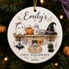 Picture of Personalized Baby’s First Halloween Ornament 2026, Custom Name Cute Halloween Keepsake, Baby Nursery Decor, Newborn Halloween Gift