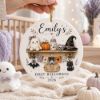 Picture of Personalized Baby’s First Halloween Ornament 2026, Custom Name Cute Halloween Keepsake, Baby Nursery Decor, Newborn Halloween Gift