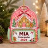 Picture of Personalized Kindergarten Backpack Ornament, Custom First School Christmas Gift, Kids Backpack Keepsake, Preschool Ornament, Child Name Gift