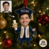 Picture of Personalized Graduation Ornament, Custom Medical School Graduation Gift, Doctor Graduation Keepsake, Photo Face Ornament, Class Of 2026 Gift