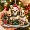Picture of Personalized Chihuahua Christmas Ornament, Custom Pet Family Gift, Chihuahua Christmas Ornament, Dog Lover Keepsake, Pet Holiday Decor 2026