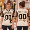Picture of Personalized Halloween Jersey, Custom Name Number Sports Jersey, Black Cat Witch Shirt, Spooky Team Jersey, Halloween Gift for Women