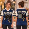 Picture of Personalized Halloween Jersey, Custom Name Number Sports Jersey, Black Cat Witch Shirt, Spooky Team Jersey, Halloween Gift for Women