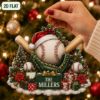 Picture of Personalized Baseball Christmas Ornament, Custom Baseball Family Gift, Baseball Player Keepsake, Sports Lover Ornament, Team Memory Gift