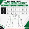 Picture of Personalized Halloween Hockey Jersey, Custom Name Number Jersey, Spider Web Bat Team Shirt, Spooky Sports Jersey, Halloween Gift 2026