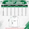 Picture of Personalized Halloween Hockey Jersey, Custom Name Number Jersey, Spider Web Bat Team Shirt, Spooky Sports Jersey, Halloween Gift 2026