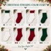Picture of Personalized Embroidered Christmas Stocking, Custom Name Knit Stocking, Christmas Bell Embroidery, Family Holiday Stocking Gift 2026