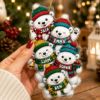 Picture of Personalized Bear Family Ornament, Custom Name Christmas Acrylic Ornament, Polar Bear Family Tree Decor, Cute Holiday Keepsake Gift 2026