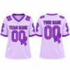 Picture of Personalized Epilepsy Awareness Jersey, Custom Name Number Purple Ribbon Shirt, Epilepsy Support Team Jersey, Epilepsy Gift 2026 Support