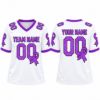 Picture of Personalized Epilepsy Awareness Jersey, Custom Name Number Purple Ribbon Shirt, Epilepsy Support Team Jersey, Epilepsy Gift 2026 Support
