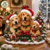 Picture of Golden Retriever Ornament, Personalized Dog Family Christmas Ornament, Custom Name Pet Acrylic Ornament, Cute Dog Lover Holiday Gift 2026
