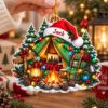 Picture of Camping Christmas Ornament, Personalized Acrylic Ornament, Custom Name Outdoor Adventure Tree Decor, Cozy Camper Holiday Keepsake Gift 2026