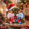 Picture of Baby Twins Christmas Stocking Ornament, Personalized Newborn Acrylic Ornament, Custom First Christmas Tree Decor, Baby Holiday Keepsake Gift
