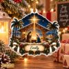 Picture of Nativity Christmas Ornament, Personalized Christian Acrylic Ornament, Custom Name Bethlehem Star Tree Decor, Religious Holiday Keepsake Gift