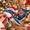 Picture of Whale Christmas Ornament, Personalized Ocean Animal Acrylic Ornament, Custom Name Marine Life Tree Decor, Coastal Holiday Keepsake Gift 2026