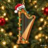 Picture of Harp Christmas Ornament, Personalized Music Acrylic Ornament, Custom Name Harp Tree Decor, Musician Christmas Holiday Keepsake Gift 2026