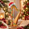 Picture of Harp Christmas Ornament, Personalized Music Acrylic Ornament, Custom Name Harp Tree Decor, Musician Christmas Holiday Keepsake Gift 2026